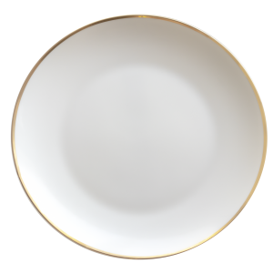 Gold Rim Dinner Plate (10.5″)